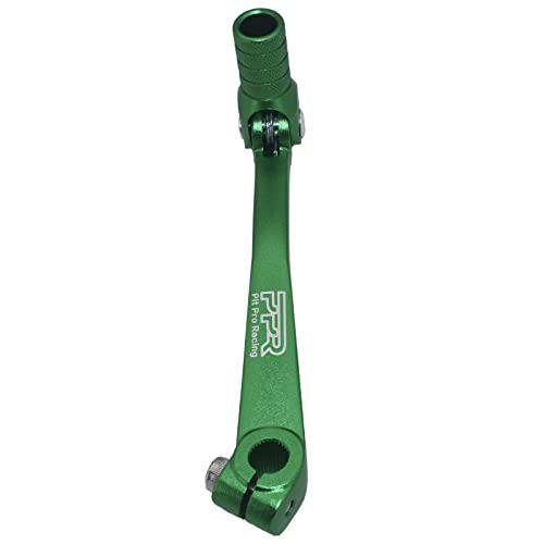 Image of CNC Aluminum Motorcycle Gear Shifter Lever, Foldable Pedal Shifter Lever Fit for CRF50 XR50 XR CRF 50cc 110cc 250cc Dirt Pit Monkey Bike Motorcycle ATV (Green)