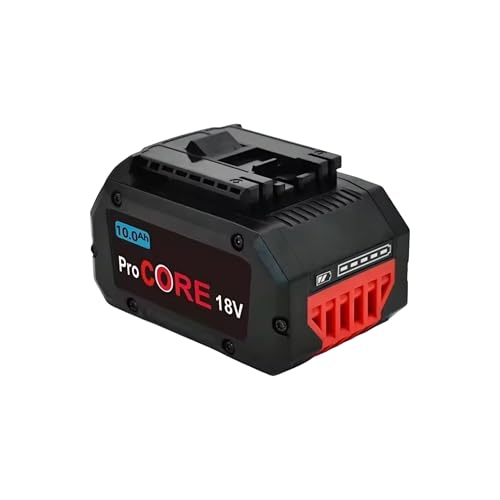 Batería de repuesto 18 V 10,0 Ah – Compatible con Bosch ProCORE 18V Serie – Reemplazo para GBA/ProCORE 8Ah – Batería de ion de litio con alto rendimiento y protección contra descarga profunda