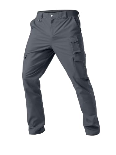 Winvote Men's Cargo Work Pants Water Resistant Tactical Pants 31.1