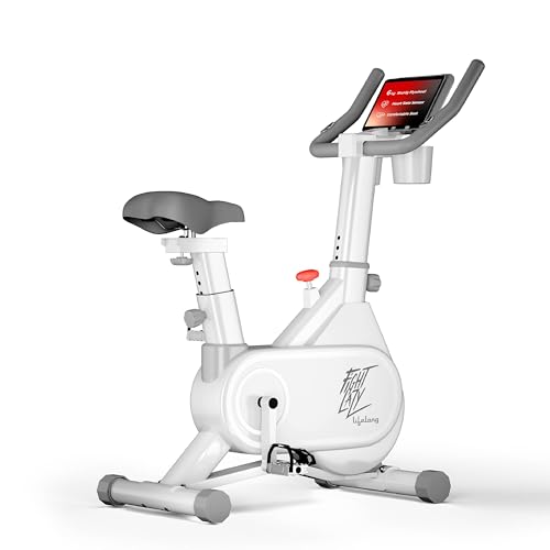 Lifelong Fit Pro Spin Fitness Bike with 7Kg Flywheel, Adjustable Resistance & Heart Rate Sensor for Fitness at Home Workouts | Max Weight Capacity: 120 kg (LLSBB49, White)