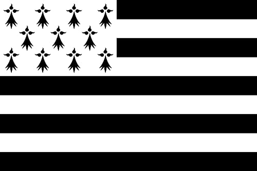 Drapeau Bretagne 90x150cm grand format de 1.35m² pour mât extérieur
