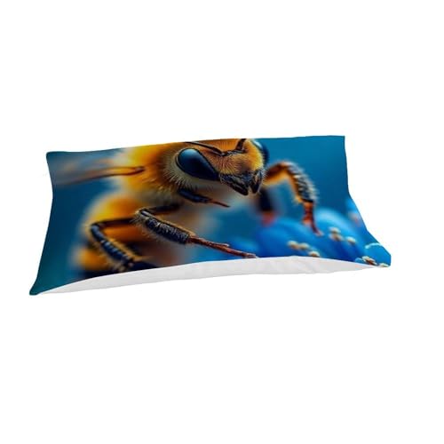 Housse de couette abeille single 135x200 microfibre pour lit garçon - 7