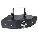 Party Lights, Strobe Stage Light, RGB Disco Lights with Sound Activated & DMX512 Control, Portable DJ Light for Party Bar Christmas Birthday Wedding...