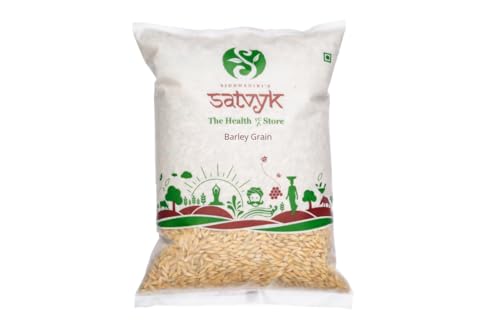 S Siddhagiri’s SATVYK THE HEALTH re STORE Organic Barley Whole Grain (500gm) – High Fiber | Jau | Whole Grain Jau | Non-Hulled | Naturally Gluten Free Barley S Siddhagiri’s SATVYK THE HEALTH re STORE Organic Barley Whole Grain (500gm) – High Fiber | Jau | Whole Grain Jau | Non-Hulled | Naturally Gluten Free Barley