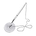 GMBYLBY Professional Desk Pen With Chain Pen Metal Stationery For Offices Hotels And Banks Counter Adhesive Mount Chain Pen, silver