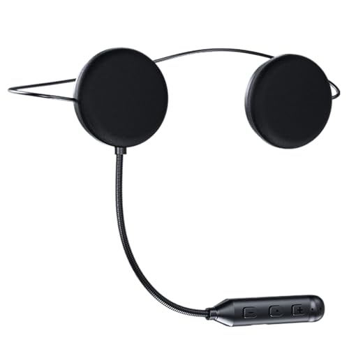 Gegensprechanlage für Motorradfahrer | Earbud Wireless Ultra dünn 12 mm mit Anruf- und Musiksteuerung für Outdoor-Aktivitäten wie Skifahren und Motorrad