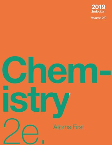 Chemistry: Atoms First 2e, Volume 2/2 (hardcover, color)