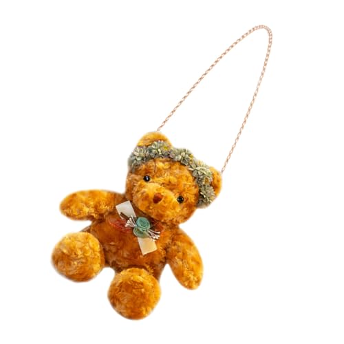 Bolso de oso de felpa para excursiones y compras de niñas