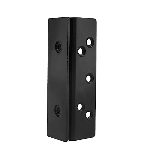 ZYAMY 4pcs Bed Frame Bed Post Double Hook Slot Bracket Bed Rail Hooks Plates Bed Frame Attachment Hardware for Wooden Bed
