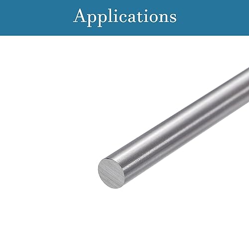 QUARKZMAN 120mm x 3mm Edelstahl x 5Stk Lineare Welle Metrisch Runde Stangen Geschliffene Stäbe für Heimwerker