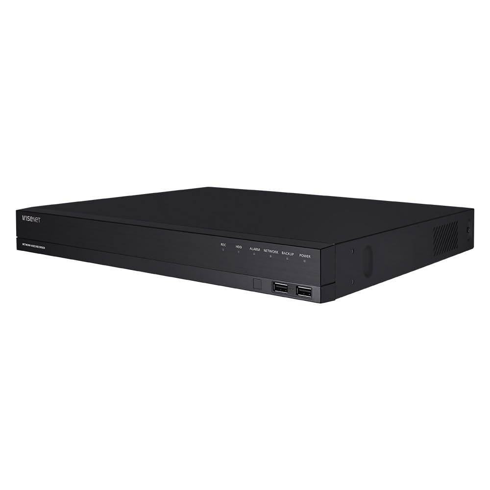 Hanwha QRN-1620S Enregistreur vidéo réseau sans Disque Dur Noir
