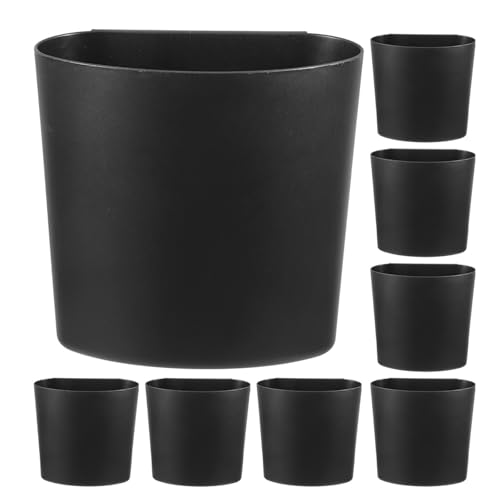 Organizador de carrito colgante negro para maquillaje y botes pequeños de cosmética 2