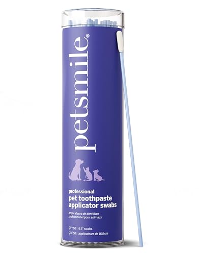 Petsmile Professional Pet Toothpaste Applicator Swabs - Cat & Dog...