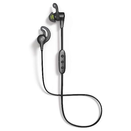 Jaybird X4 Wireless Bluetooth Headphones for Sport Fitness and Running, Compatible with iOS and Android Smartphones: Sweatproof and Waterproof - Black Metallic/Flash (Renewed)