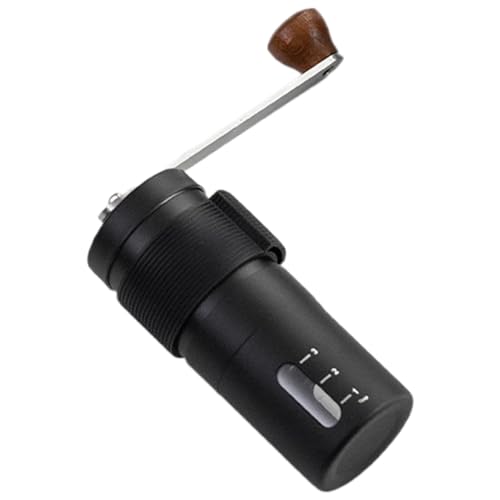 Molinillo de café con manivela, molinillo manual de 20 cm, molinillo de café expreso ajustable, portátil | Control de molienda de precisión para viajes de camping en casa, para Prod