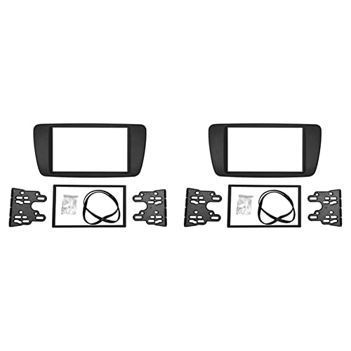 Double cadre fascia 2 DIN pour autoradio Seat 2008 et modèles suivants