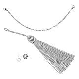 ERINGOGO Multi Functional Zinc Alloy Tremolo Chain for Thumb Piano Durable Note Kalimba Accessory with Smooth Surface Enhances Sound Vibration for Professional DIY Decoration and