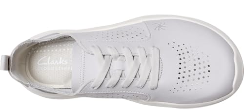 Clarks Clarks Women's Solevana Style CloudSteppers Sneaker, Off White Nubuck, 8