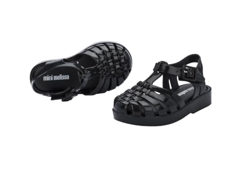 Image of mini melissa Possession Jelly Fisherman Sandal for Toddler and Kids | Iconic Fisherman Jelly Sandal for Toddlers & Girls, Adjustable Buckle, Waterproof, Bubblegum Scent, Play & Dress Shoes