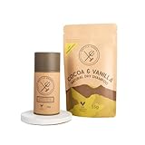 Battle Green Natural Dry Shampoo Powder Refill Pouch 55g (Cocoa and Vanilla) Aerosol-Free, Vegan & Talc-Free, Eco-Friendly Zero Waste Hair Care for Volumizing & Refreshing Greasy Hair