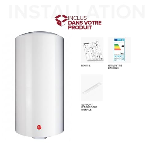 Chauffe-eau électrique vertical mural 200L stéatite FAIS Ø560 mm - 5
