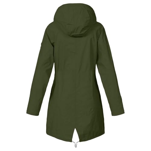 Coats for Women Long Hooded Clothing Zip Up Long Sleeve Jacket Clothes - image 3