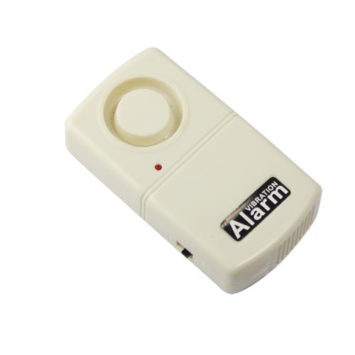 Home Security Battery Powered Vibration Detector Alarm
