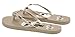 KARL LAGERFELD Paris Women's Zemi Flip Flop Sandals (Beige, US Footwear Size System, Adult, Women, Numeric, Medium, 8)
