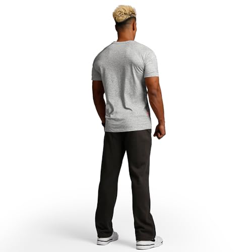 Image of Casual Short Sleeve Crew Neck Classic Wicking Breathable Fitness Muscle Athletic T Shirts Mens