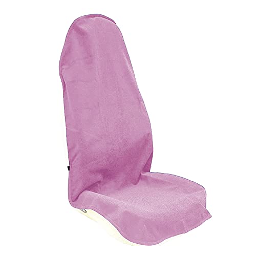 Image of Car Seat Cover Protector Front Seats,for Gym Workout,Running,Swimming,Beach and Hiking,Waterproof Sweat Towel Bucket Seat Covers for Cars SUV Trucks (Pink, 1Pcs)