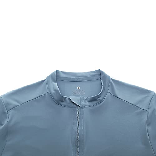 Ykywbike YJZ215-FBA Pro Cycling Jersey Men Aero Bike Jersey Short Sleeve Road Bike Shirt Wicking Breathable Quick Dry 4 Pocket Gray thumb #7