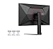 AOC 27G4HA 27 Zoll FHD Gaming Monitor, 200Hz, Fast IPS Panel, 0.5ms MPRT, Adaptive Sync, HDR10, G-Sync Compatible, Höhenverstellung,Lautsprech... HDMI 2X 2.0 DP 1x 1.4) Schwarz