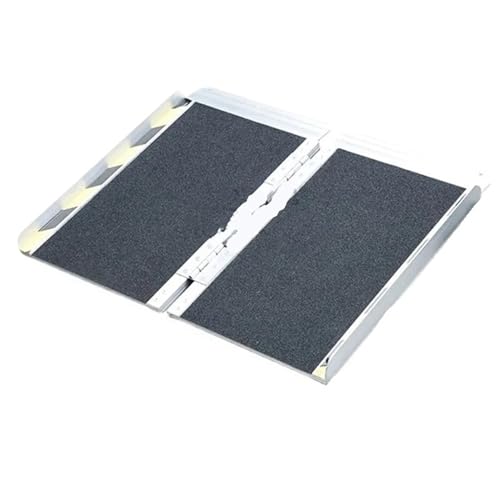 Rampa plegable de acero para motocicletas y carga de vehículos marca TECJHJZ modelo 8188698 color negro