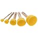 NAKLEO 5 Stück Schaumstoff Schablonenpinsel Set - Schwamm Pinsel - 10-20-25-40-50 mm - Holzgriff Farbe Handwerk Schablone Kunst Wachs Kreide Acrylfarbe 50 Set günstig Kaufen-NAKLEO 5 Stück Schaumstoff Schablonenpinsel Set - Schwamm Pinsel - 10-20-25-40-50 mm - Holzgriff Farbe Handwerk Schablone Kunst Wachs Kreide Acrylfarbe