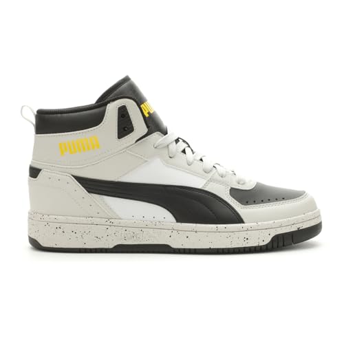 PUMA Mens Rebound Joy Speckle High Sneakers Shoes Casual - Off White