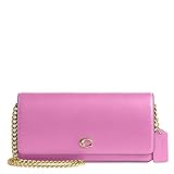 Coach Evie Long Wallet with Chain, Fuschia