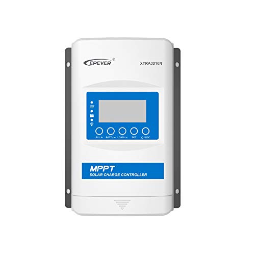 EPEVER MPPT XTRA-N XTRA3210N - Controlador de carga solar (corriente de carga 30 A, 12/24 VDC autowork, PV 100 V, pantalla XDS2)