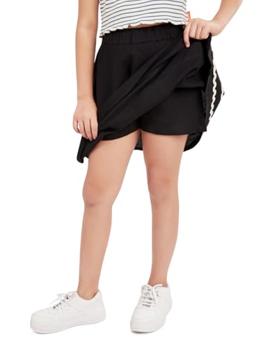 Image of olele Girls Roxy Ruffle Skirt - Red Cotton for 4 to 14 Years Kid | Layer Skirt for Girls | Cotton Skirt for Girls | Red Skirt for Girls | Layered Skirt for Girls | Red Skirt for Girls Long