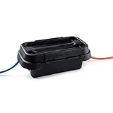 SOCKiTBOX – The Original Weatherproof Connection Box – Indoor & Outdoor Electrical Power Cord Enclosure for Timers, Extension Cables, Holiday Lights, Power Tools, Fountains & More – Size Small – Black