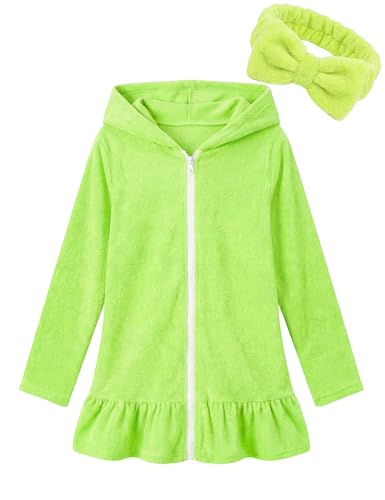 Image of Girls Swimsuits 3 Piece Bikini Bathing Suit Sets Cover-up Swimwear with Drawstring UPF 50+ Sun Protection