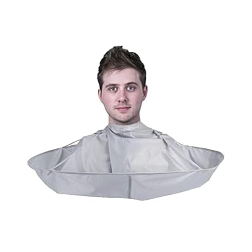 MAFENT Hair Cutting Cape Haircut Cape Barber Cape Hair Catcher Hair Cape Hair Cutting Tools Umbrella Barber Salon Cape Salon Stylist Hairdressing (Adult,Silvery and Blue)