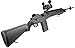 Evike Airsoft - AGM Airsoft M14 Full Size Airsoft Spring Powered Rifle + Red Dot (Color: Black)