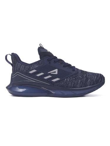 Image of Impakto Gravity Running Shoes for Men | Lightweight & Breathable Sports Shoes | Soft Cushioned Insole | Anti Skid EVA Sole | Laceup Shoes for Jogging, Walking, Gym & Casual Outings