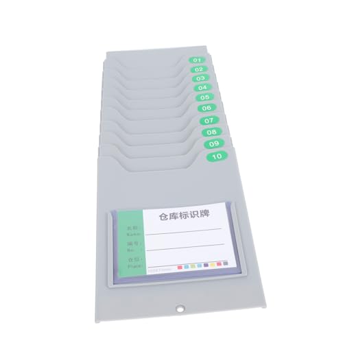 HOMOBABE 物料カードラック 壁掛け式 多機能マグネット収納棚 工場 倉庫用 長期耐久設計 省スペース収納オフィス用品