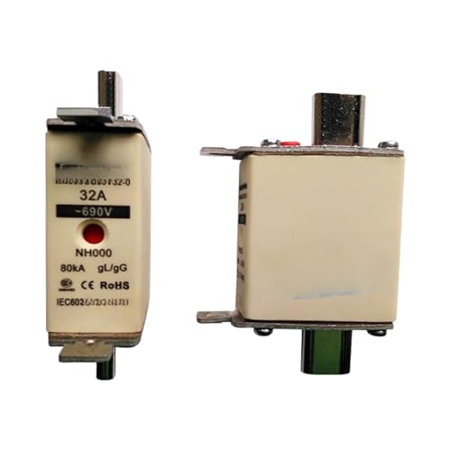 Fusible céramique NH000GG50V2 2A cartouche basse tension gG 500V
