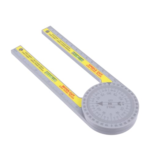 Transportador de ángulos de plástico SOLUSTRE para carpintería miniatura 1