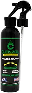 Clenzoil Field & Range Gun Oil Spray Lube | Cleaner Lubricant Protectant [CLP] | Multi-Purpose Gun Cleaner and 3 in 1 Oil Lubricant | 8oz. Bottle of CLP Gun Cleaner and Lubricant w/Trigger Sprayer