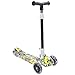 Micro Kickboard, Pieghevole Scooter a 3 Ruote, Leggero Monopattino Altezza Regolabile Scooter Motorizzato per Bambini Scooter Elettrico Con Freno Posteriore E Ampia Scheda in Piedi Da 2 a 12(esotico)