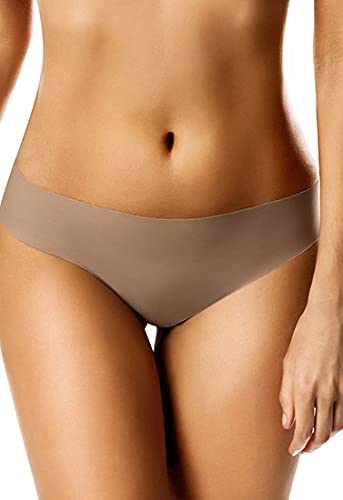 Bold Nazar.Com Presents Seamless Soft & Smooth Thong Beige-picture-16