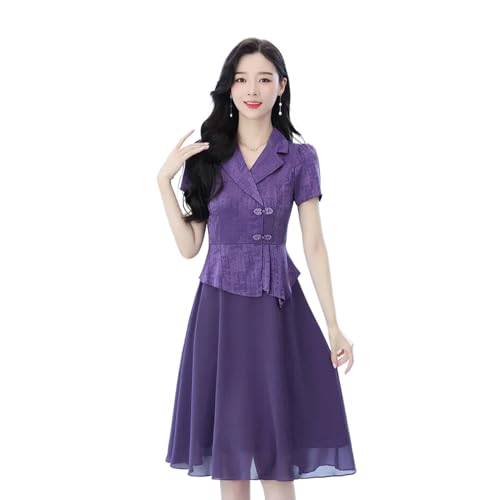 Robe en mousseline légère à manches courtes idéale pour l'été